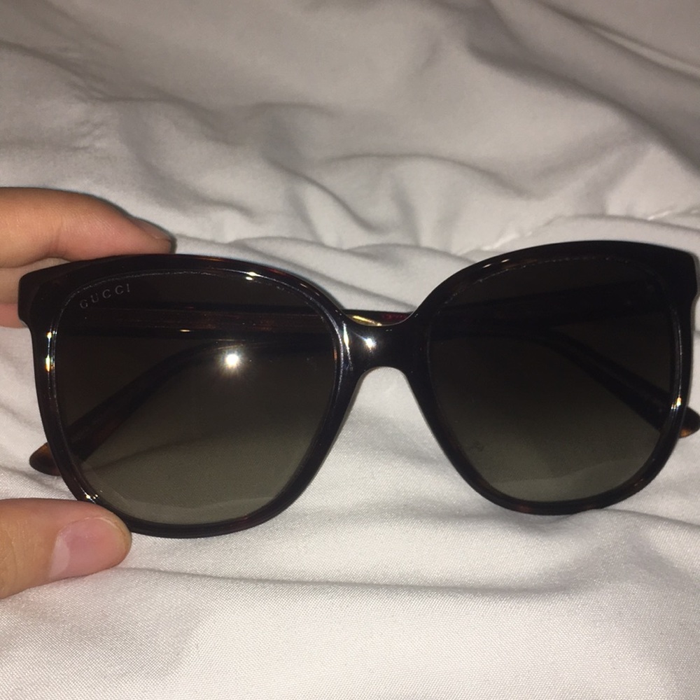 Gucci GG 3819/S KCLHA Square Tortoise Sunglasses